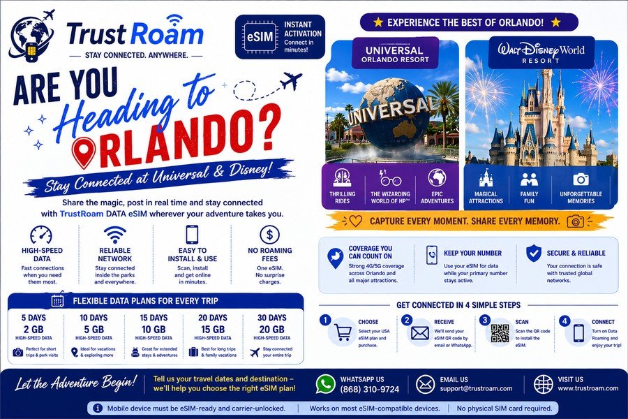 Orlando Adventure TrustRoam flyer